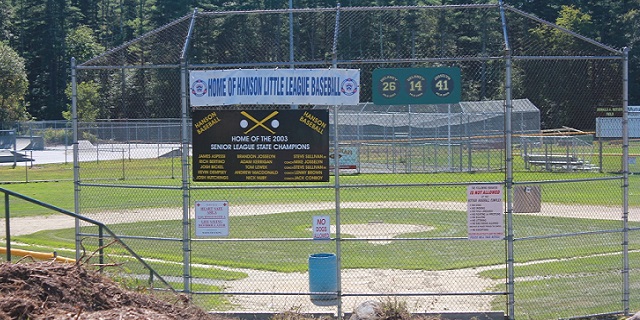 Hanson Skateboard Park/Little League Field - Saved taxpayers $2,000.
